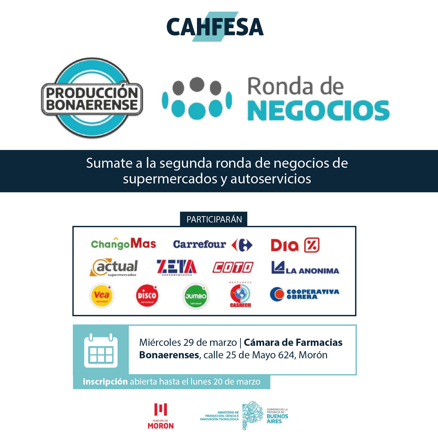 Ronda de negocios supermercados y autoservicios